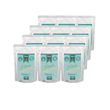 Fellicita Hirsch Mit Gemüse & Hirse 12x 100g – Bild 2