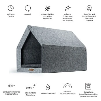 Rexproduct PetHome Hellgrau Blau S – Bild 4