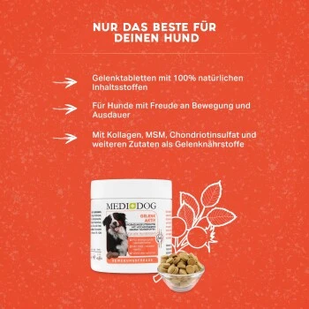 MediDog Gelenk Aktiv Tabletten – Bild 3