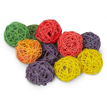 HappyBird DIY Bunte WeidenbÀlle XL Im 10er Set