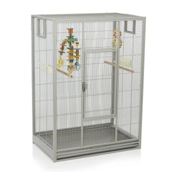 Montana Cages Vogelkäfig Melbourne 80 Hellgrau