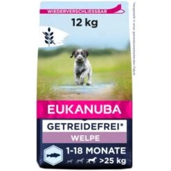 EUKANUBA Welpenfutter Getreidefrei Für Große Rassen 12 Kg