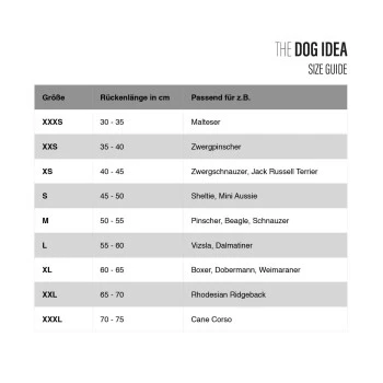 THE DOG IDEA Regenmantel Kayden Schwarz XXS – Bild 2