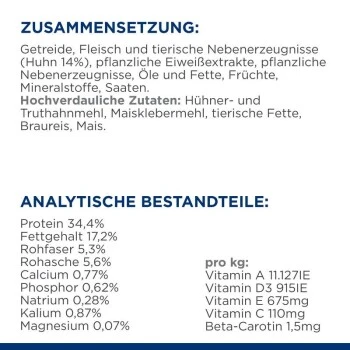Hill's Prescription Diet Gastrointestinal Biome Digestive / Fibre Care Mit Huhn 1,5 Kg – Bild 8