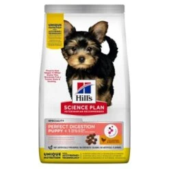Hill's Science Plan Perfect Digestion Puppy Small & Mini Mit Huhn Und Reis 1,5 Kg