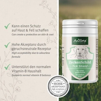 Aniforte Zecken Schild (10 Bis 35kg) Für Hunde 60 Kapseln – Bild 2