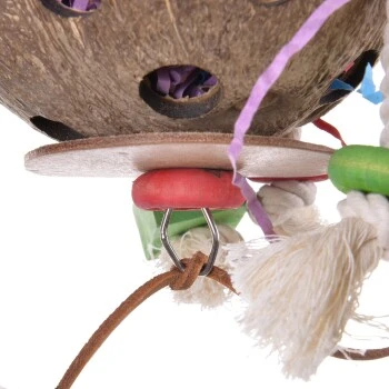 HappyBird Papageienspielzeug Coconut-Fun – Bild 2