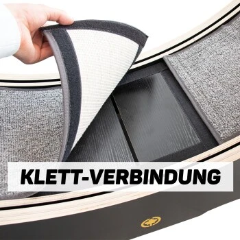 Canadian Cat Company Katzenlaufrad Aus Holz L Schwarz – Bild 6