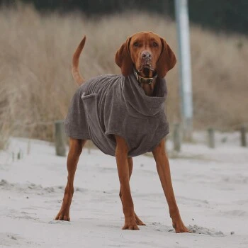 THE DOG IDEA Bademantel Every Taupe XXXS – Bild 3