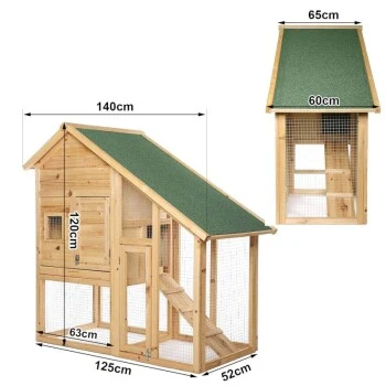 Lionto Kleintierstall, 140x65x119cm – Bild 4