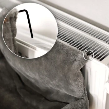 Lionto Katzenbett Für Heizungen Dunkelgrau – Bild 4