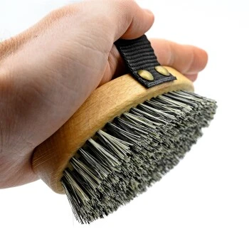 THE DOG IDEA Klassische Hundebürste Naturfibre – Bild 2