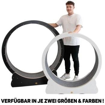 Canadian Cat Company Katzenlaufrad Aus Holz L Schwarz – Bild 10