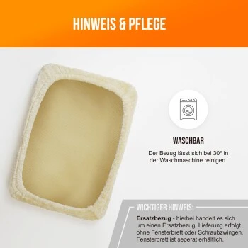 Schlitzohr Ersatzbezug Fensterbankliege – Bild 2