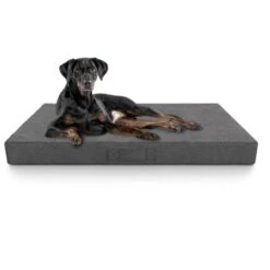 Knuffelwuff Orthopädische Inkontinenz Hundematte 95 Grad Waschbar Grau L