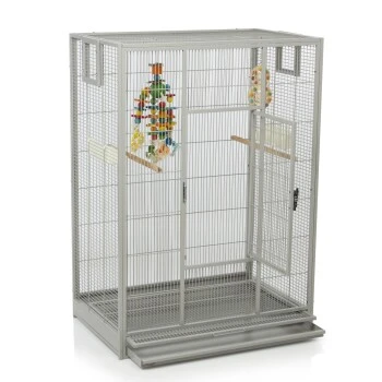 Montana Cages Vogelkäfig Melbourne 80 Hellgrau – Bild 8