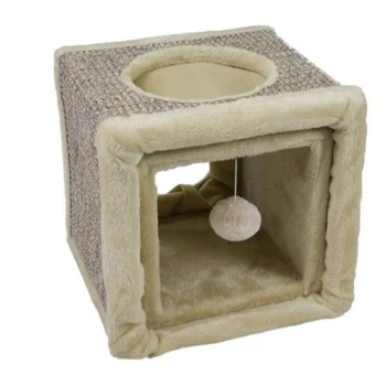 Rohrschneider Spieltunnel Mit Sisal Grau – Bild 2