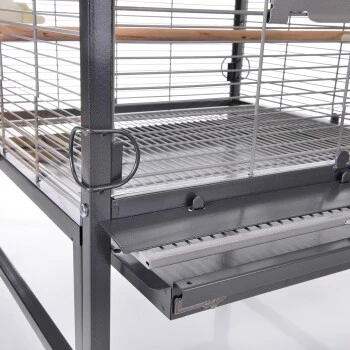 Montana Cages Voliere Paradiso 60 Hellgrau/ Dunkelgrau – Bild 2