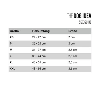 THE DOG IDEA Biothane Halsband Dunkelgrün XS – Bild 2