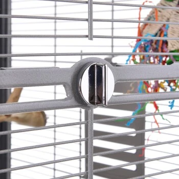 Montana Cages Voliere Paradiso 60 Hellgrau/ Dunkelgrau – Bild 7