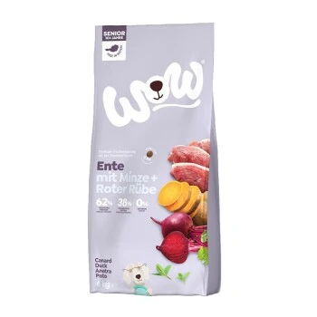 WOW Senior Ente Mit Minze 6 Kg